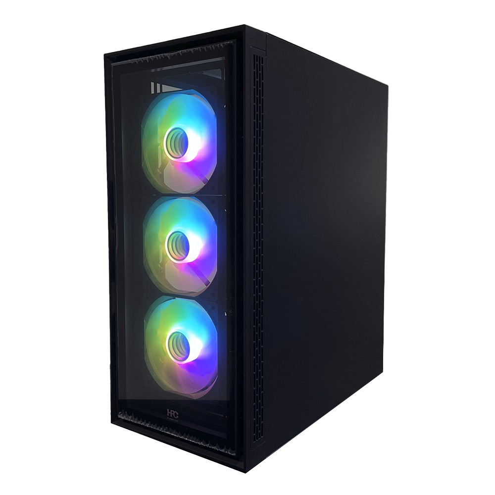 Calculator ATOL PC1068MP - Gamer RGB #5 v2/ Intel Core i3-1200F/ 16GB/ 512GB SSD/ RTX5050/ Black photo 1