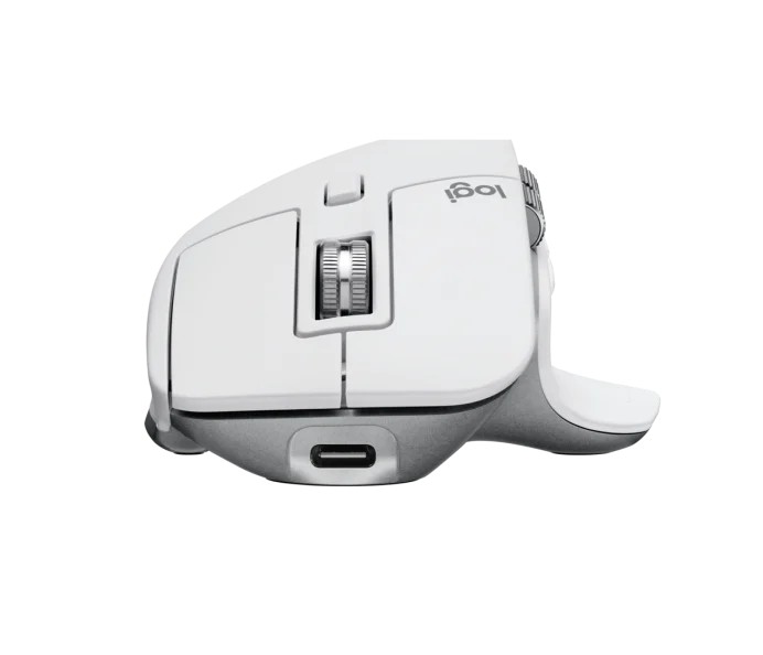 Mouse Wireless Logitech MX Master 3S / 2.4GHz and Bluetooth / 7 buttons / 200-8000 dpi / Pale Grey photo 3