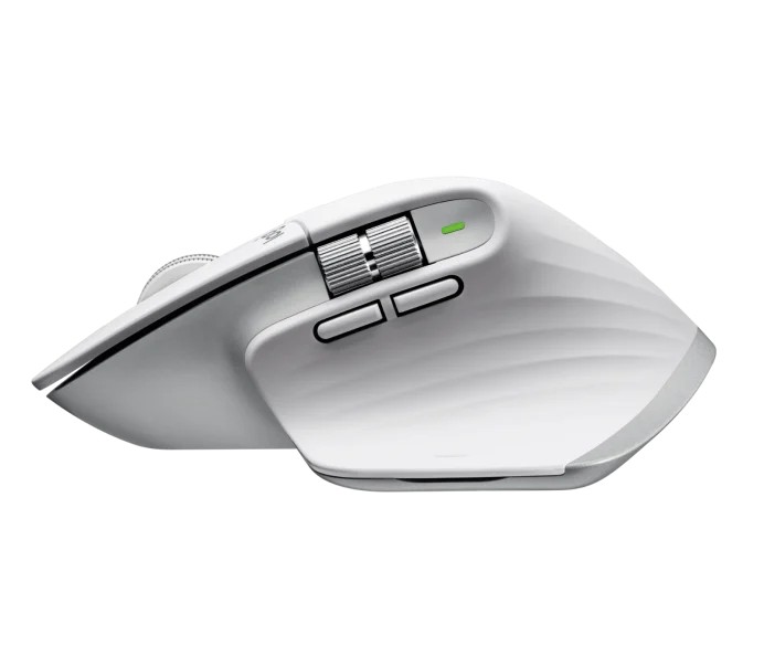 Mouse Wireless Logitech MX Master 3S / 2.4GHz and Bluetooth / 7 buttons / 200-8000 dpi / Pale Grey photo 5