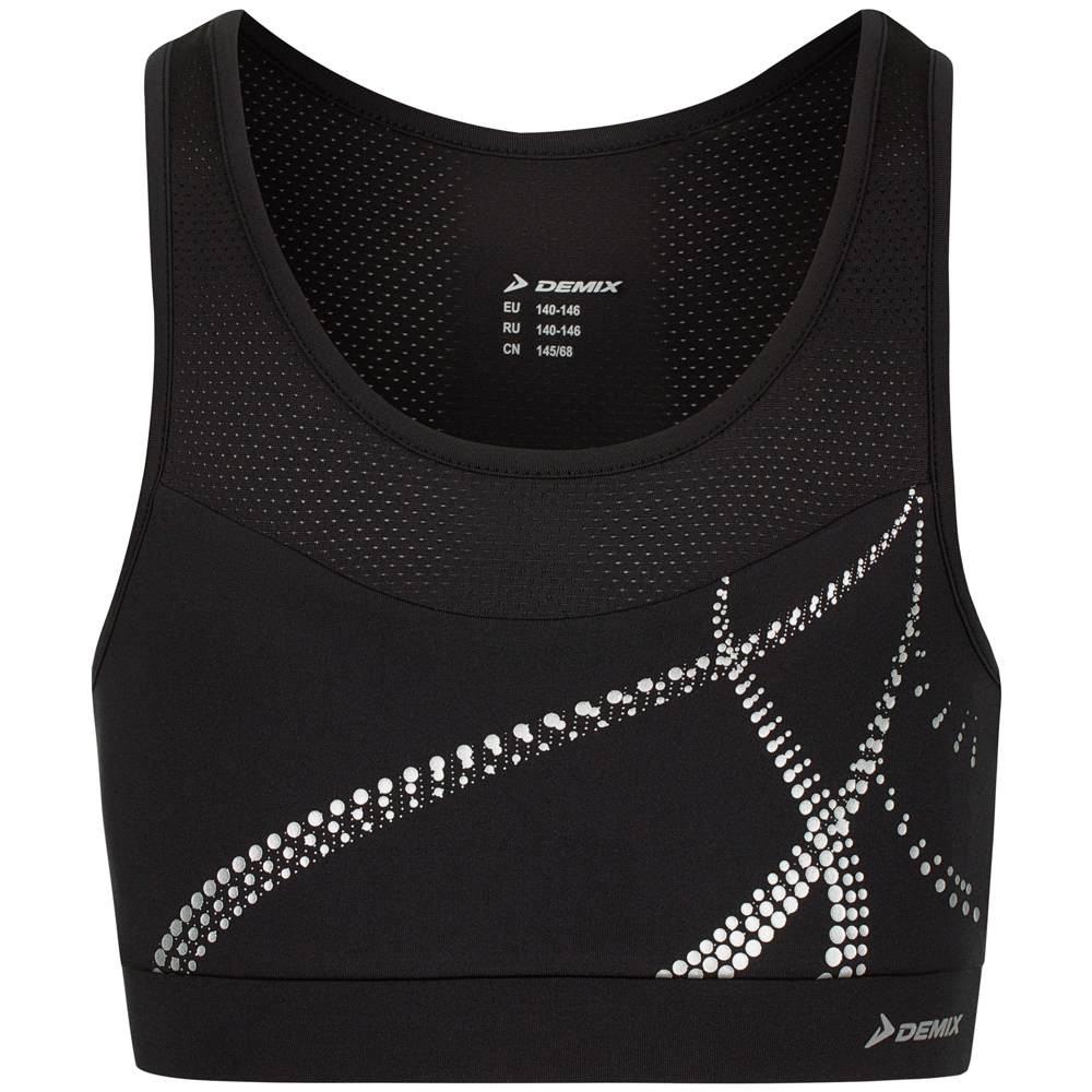 Bra sportive Demix Girls bra / Femei / 146-152 / Negru photo 1 Bra sportive Demix Girls bra / Femei / 146-152 / Negru photo 1