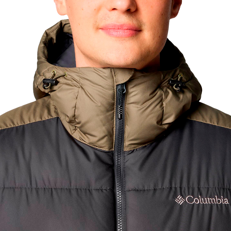 Geacă pt Barbati Columbia Pike Lake II Hooded Jacket S Hachi-negru photo 5
