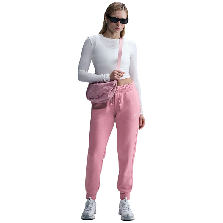 Брюки Nike W NSW PHNX FLC MR PANT STD XS Розовый Женский photo 2