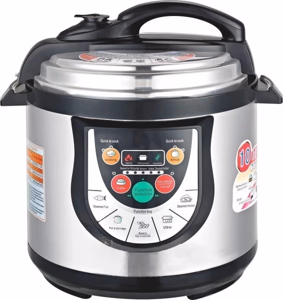 Multifierbator Saturn STMC9199, 1000 W, 8 programe, Argintiu cu negru 