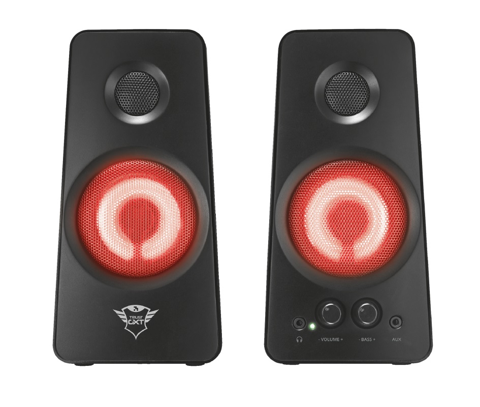 Trust Gaming GXT 608 Tytan Illuminated 2.0 Speaker Set, 36W, LED illuminatio, Black photo 1