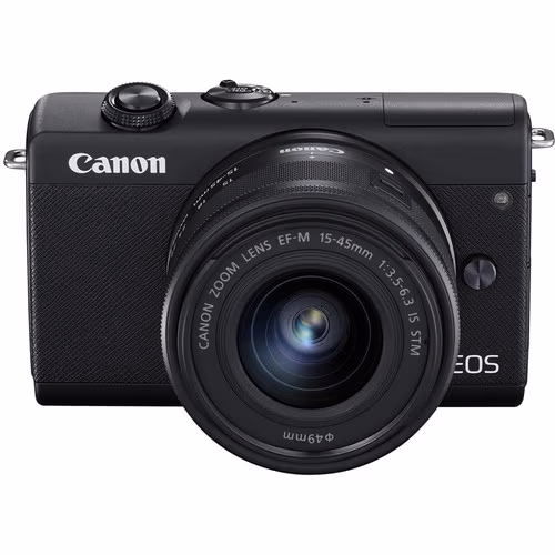 Mirrorless Camera CANON EOS M200 + 15-45 f/3.5-6.3 IS STM Black (3699C027)