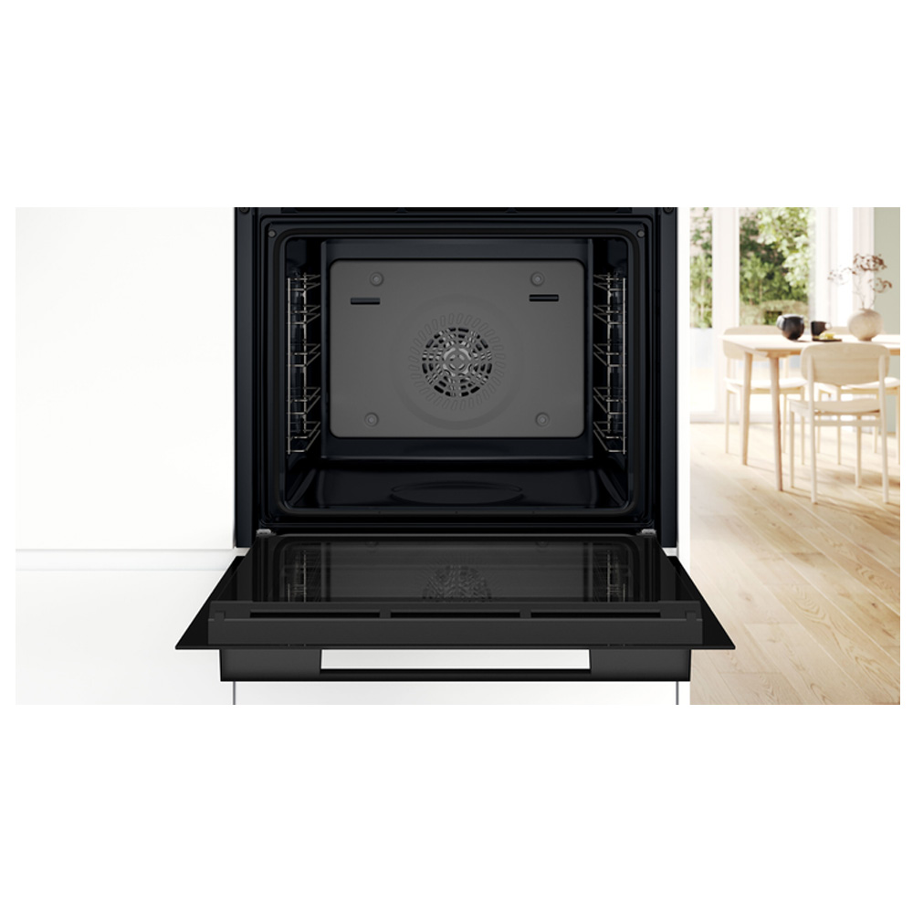 Cuptor electric incorporabil Bosch HJA737BA0 / 76 l. / A / Negru photo 3