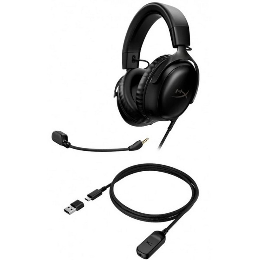 Căști HyperX Cloud III Wireless Black Cu fir / Gaming / Black photo 2