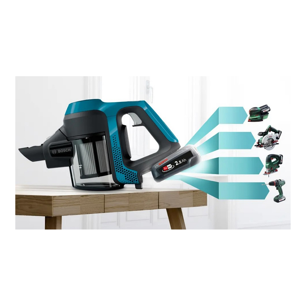 Aspirator vertical Bosch BBS611LAG / 18W / Negru photo 5