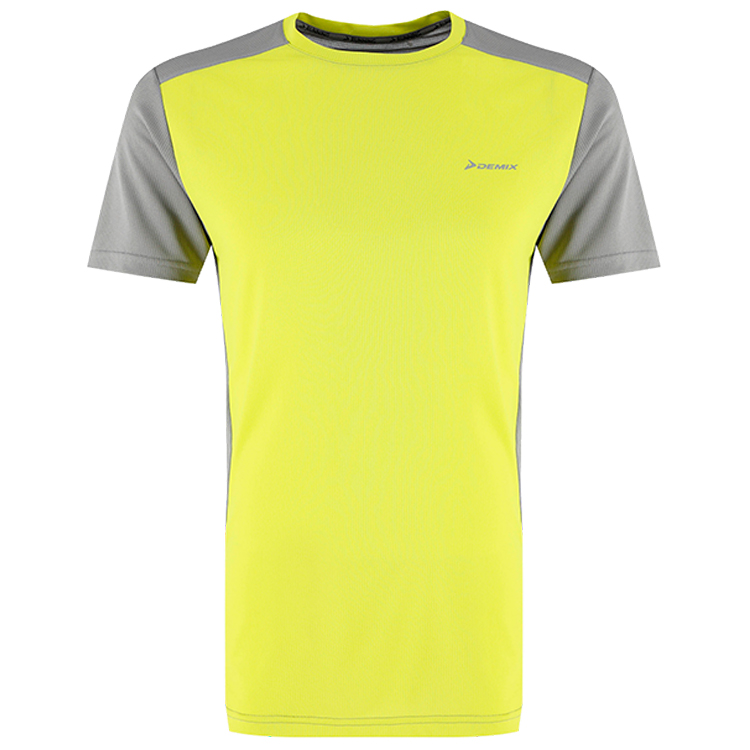 Tricou bărbătesc Demix Run Tee M 46 Galben photo 1 Tricou bărbătesc Demix Run Tee M 46 Galben photo 1