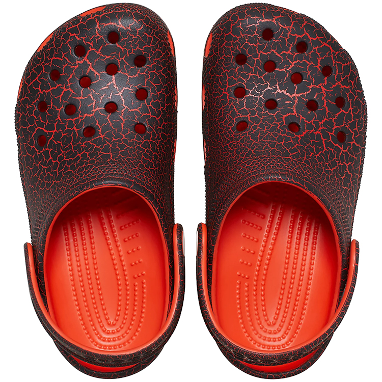 Slapi Crocs Classic Crackle Clog T pt Barbati / 27-28 / Rosu photo 4