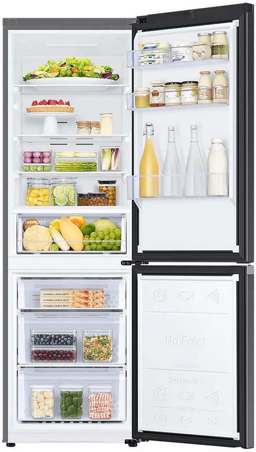 Frigider cu doua usi Samsung RB34C670EB1 / 340 l / 185.3 cm / F / Negru photo 4