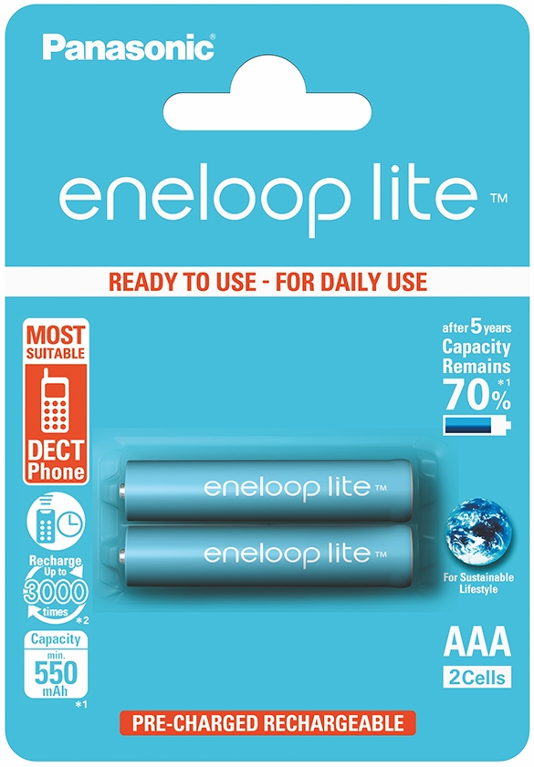 Acumulator Panasonic BK-4LCCE/2BE eneloop lite photo 1 Acumulator Panasonic BK-4LCCE/2BE eneloop lite photo 1