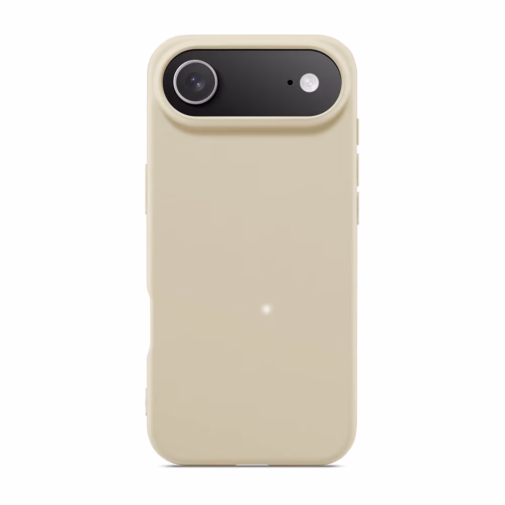 Husa WOO Liquid Silicone iPhone 17 Air, Beige 