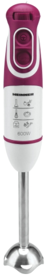 Blender Submersibil Heinner HB600BG Roz / 2 viteze / 700 ml photo 2