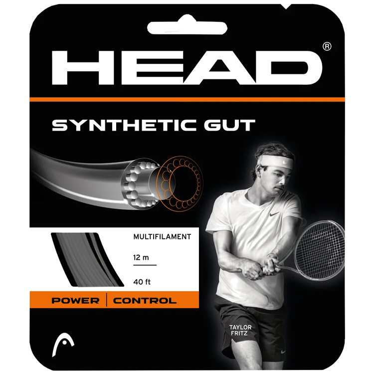 Racordaj tenis HEAD SYNTETIC GUT 17 BK photo Racordaj tenis HEAD SYNTETIC GUT 17 BK photo