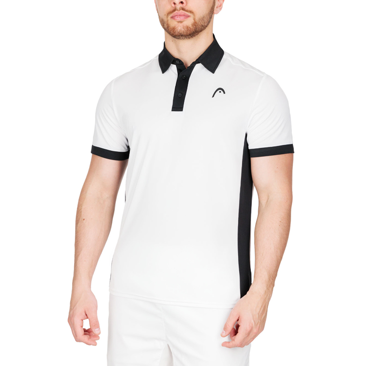 Футболка мужская HEAD POLO SLICE S Белый/Черный photo 5