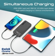 Внешний аккумулятор Promate AISTORQ10BK thumbnav 2