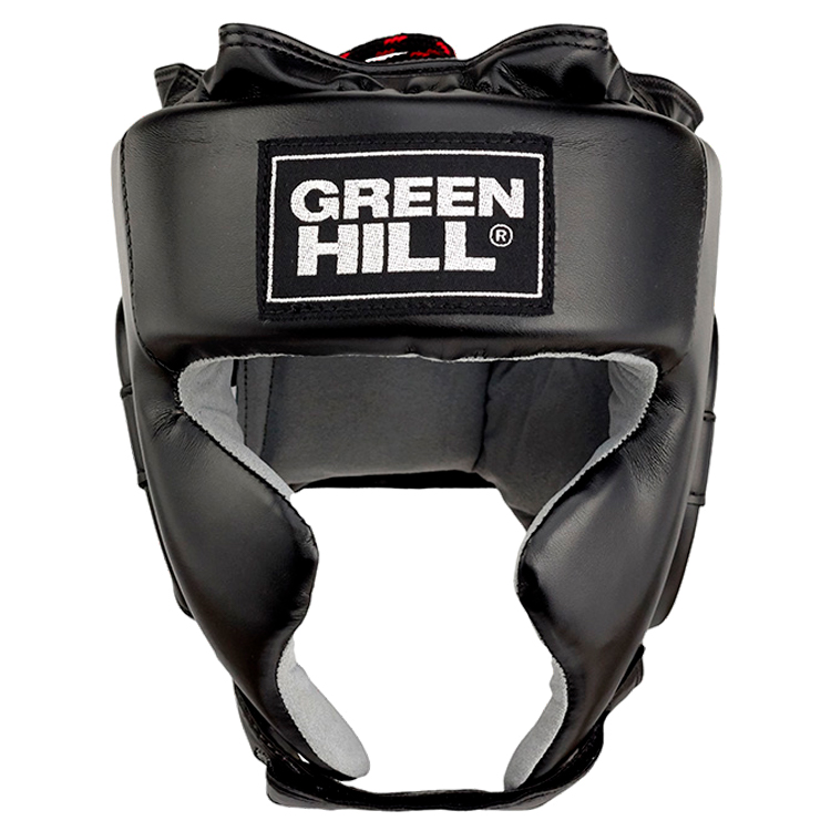 Шлем боксерский Green Hill Head Guard Sparring HGS-9409, Черный	 photo 2
