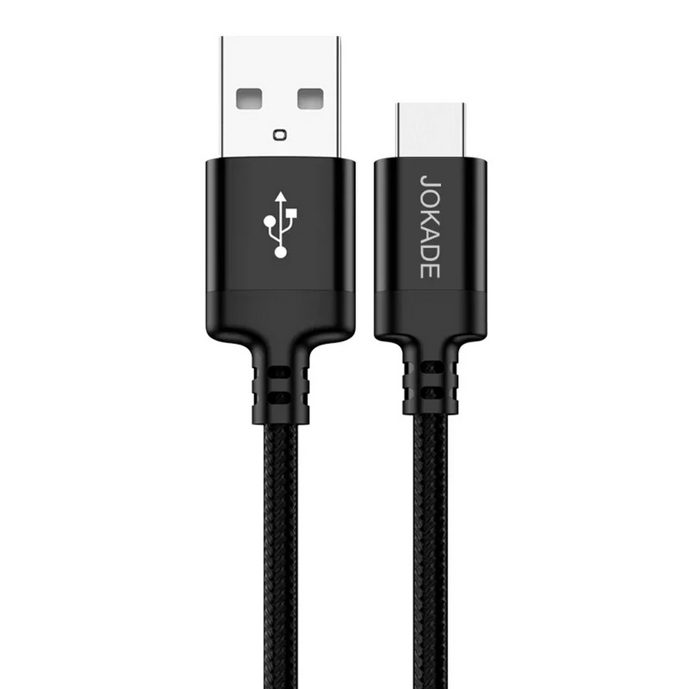 Cablu USB-A - USB Type-C Jokade JOKCAUTOTJBK 1 /1m /Negru photo 1