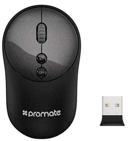 Mouse fara fir Promate CLIX2BK Negru / Optic / Negru photo 1 Mouse fara fir Promate CLIX2BK Negru / Optic / Negru photo 1