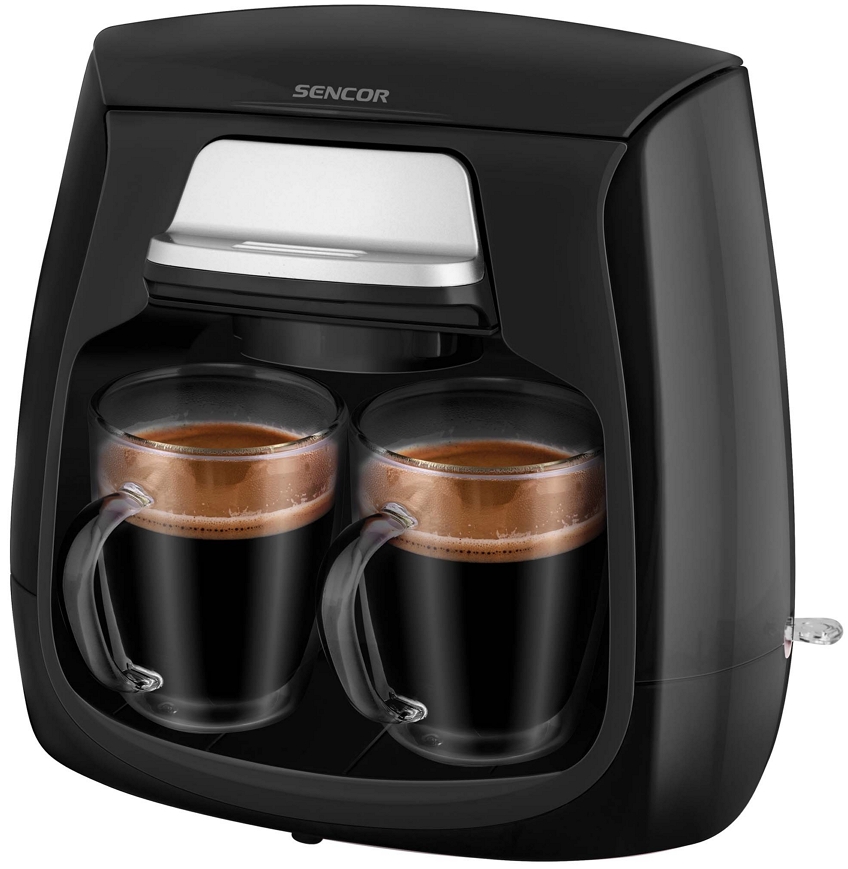 Cafetiera Sencor SCE2100BK / 0.3 l / Cu picurare / Macinata photo 7