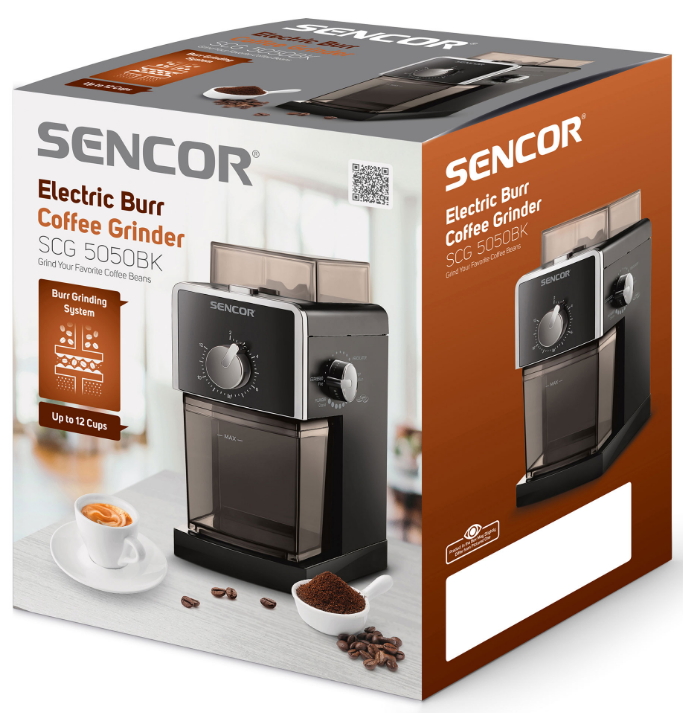 Risnita de cafea Sencor SCG 5050 BK Piatra de moara / Negru photo 4