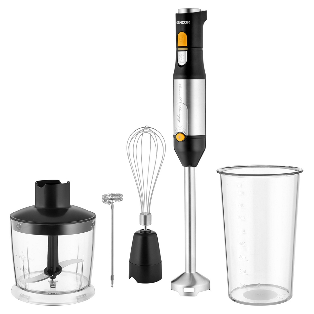 Blender Submersibil Sencor SHB6302BK Negru / 9 viteze / 800 ml photo 1 Blender Submersibil Sencor SHB6302BK Negru / 9 viteze / 800 ml photo 1