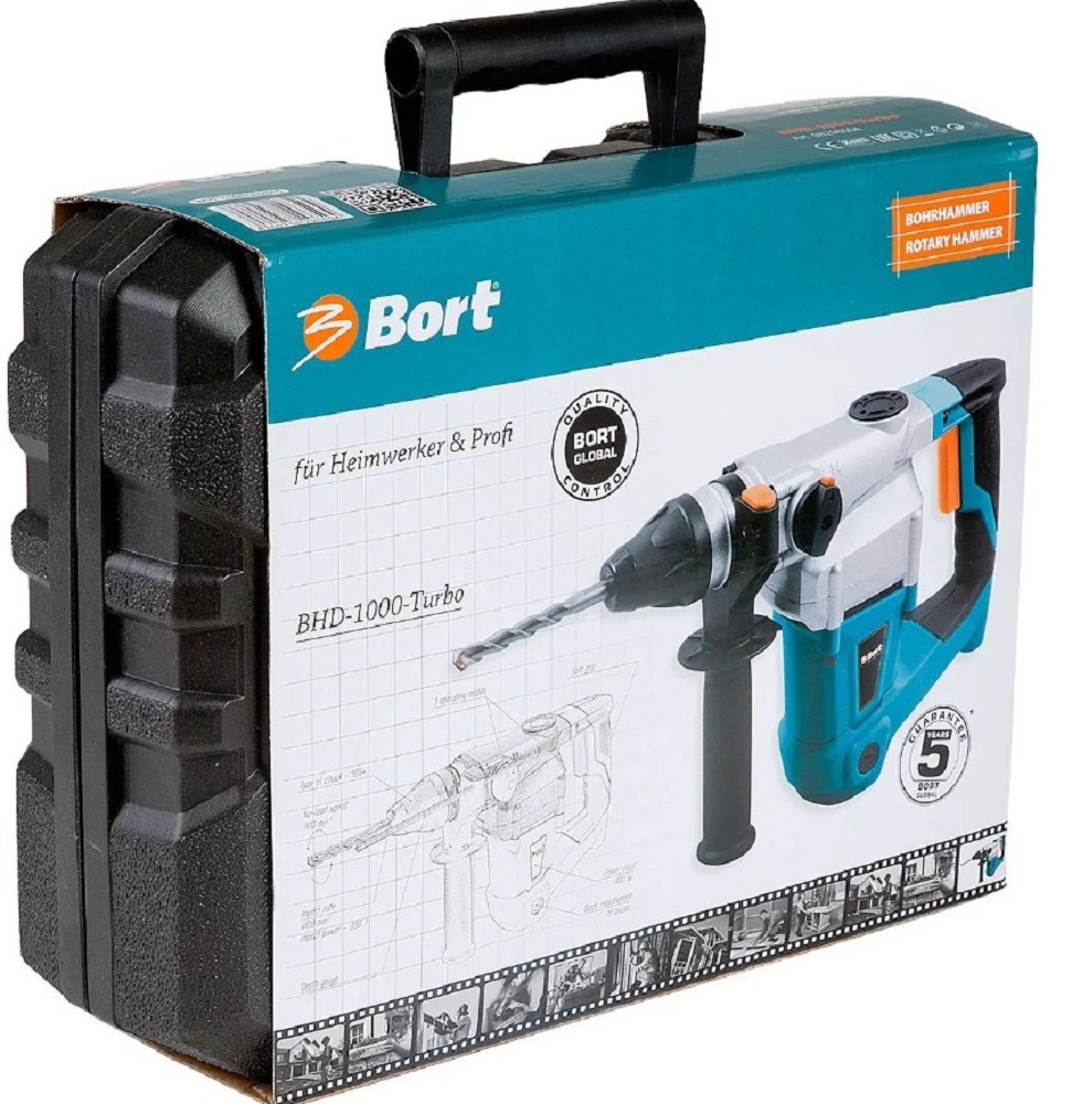Перфоратор Bort BHD1000Turbo photo 3