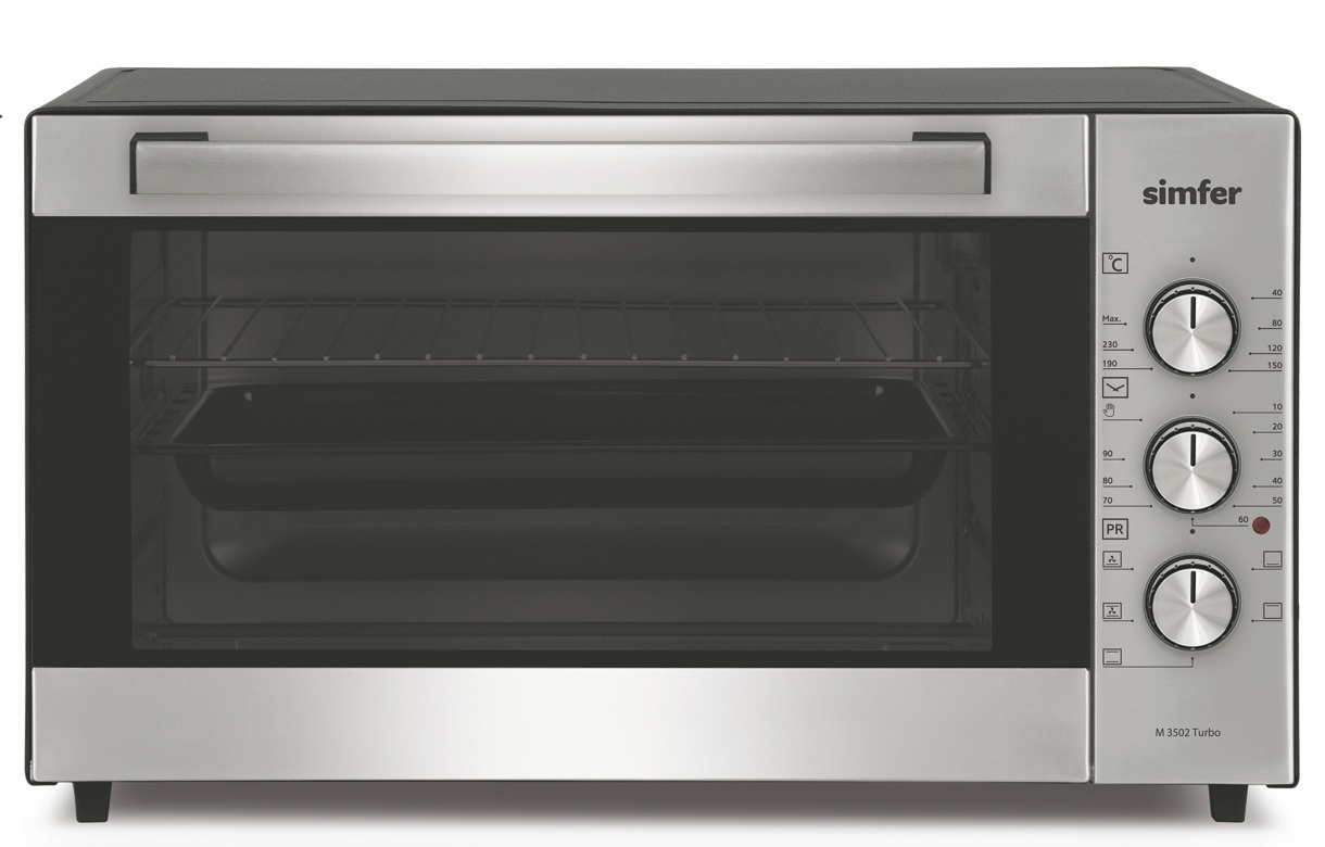 Cuptor electric Simfer S3502Turbo, 35 l, 1500 W, Gri photo 1