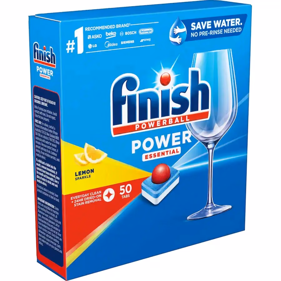 Tablete p/u MSV Finish Power Essential Lemon 50 tabs 