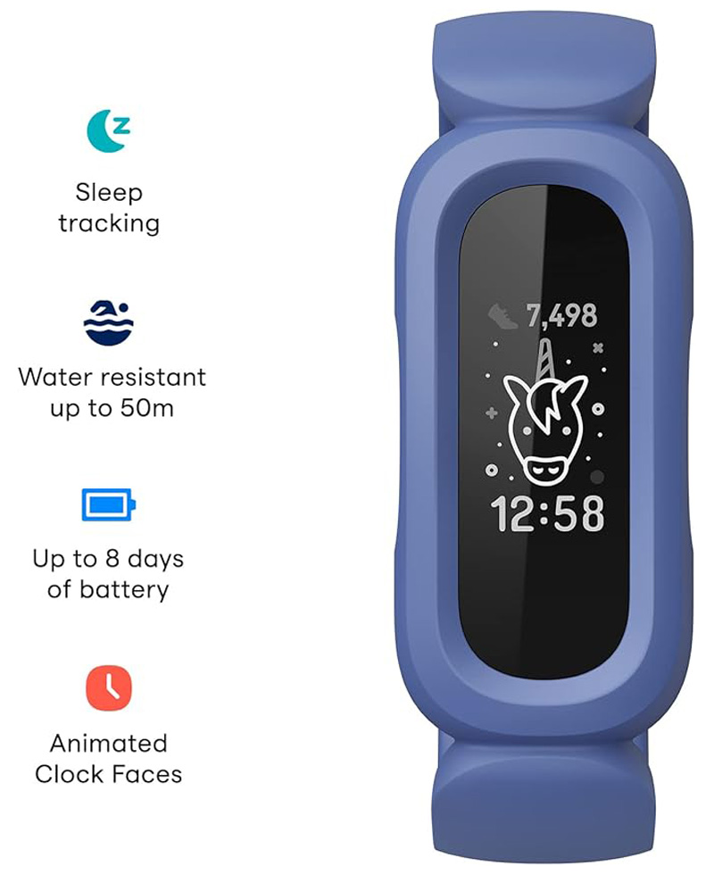 Bratara fitness Fitbit Ace 3 Blue / 0.96 inch  photo 2