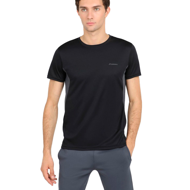 Tricou bărbătesc Demix Train Tee M 46 Negru-alb photo 3