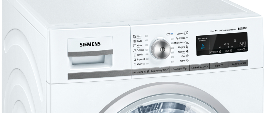 Masina de uscat rufe Siemens WT45W561BY / 9 kg / / Alb photo 2