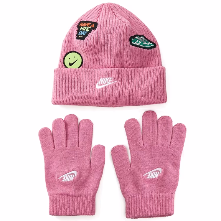 Set Caciula + manusi Nike NAN PATCH PEAK BEANIE SET