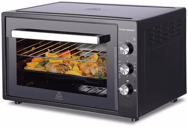 Cuptor electric Skyborn 7003DGBLACK, 60 l, 1500 W, Negru 