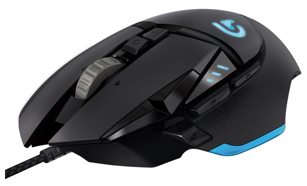 Проводная мышь Logitech G502 PROTEUS CORE Черный c синим / Лазерная / Черный c синим photo 4