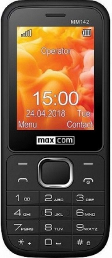 Telefon mobil clasic Maxcom MM142 Dual-SIM Negru photo 1 Telefon mobil clasic Maxcom MM142 Dual-SIM Negru photo 1
