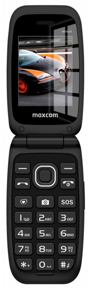 Кнопочный телефон Maxcom MM828BLK photo Кнопочный телефон Maxcom MM828BLK photo