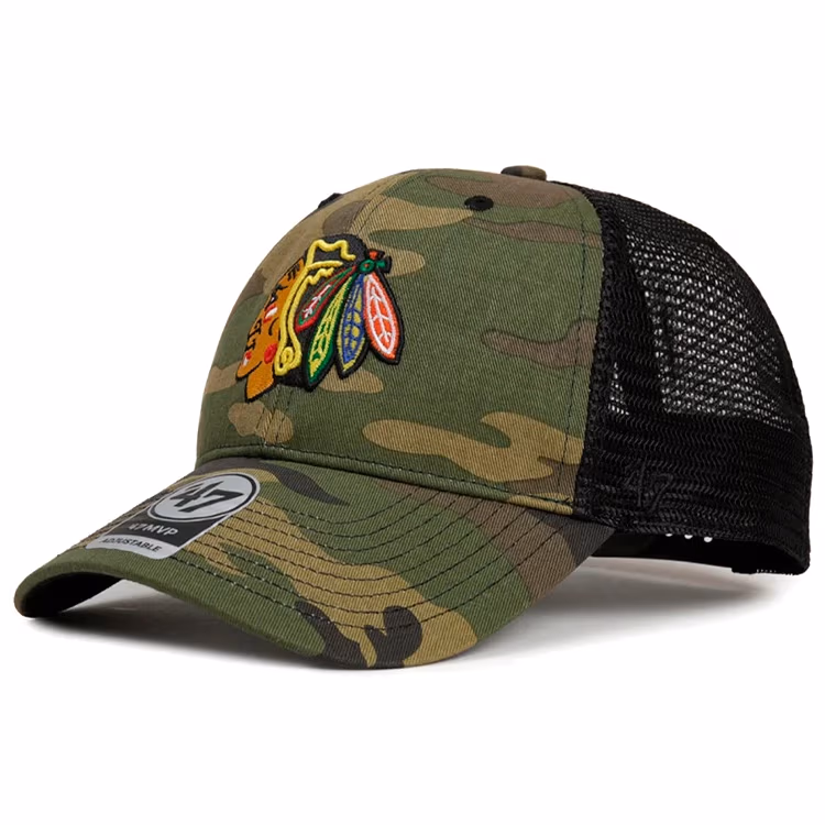 Кепка 47 Brand NHL CHICAGO BLACKHAWKS CAMO BR 