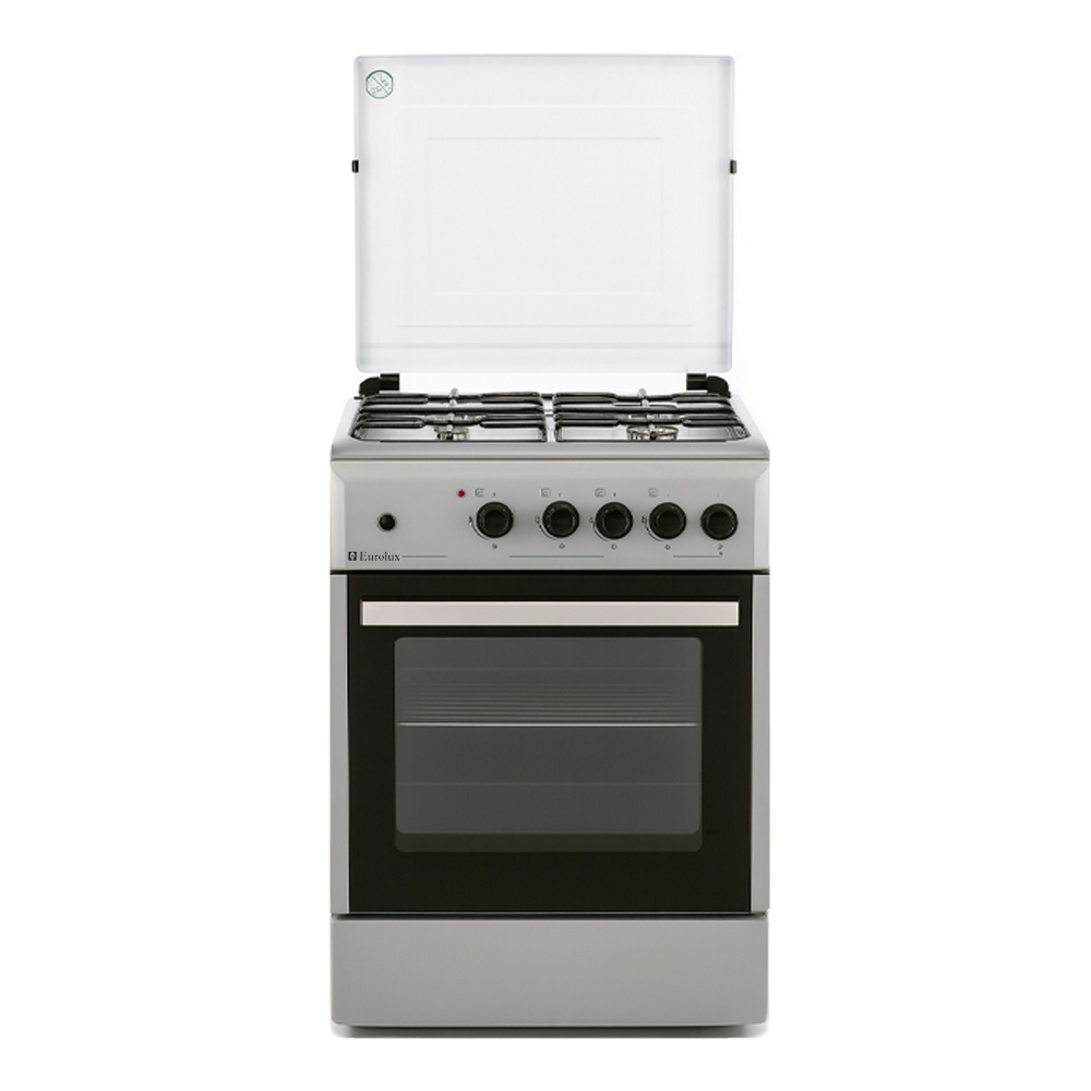 Plita de gaz Eurolux KLG6640IFCX / 4 arzatoare / 60 cm / Inox photo 1 Plita de gaz Eurolux KLG6640IFCX / 4 arzatoare / 60 cm / Inox photo 1