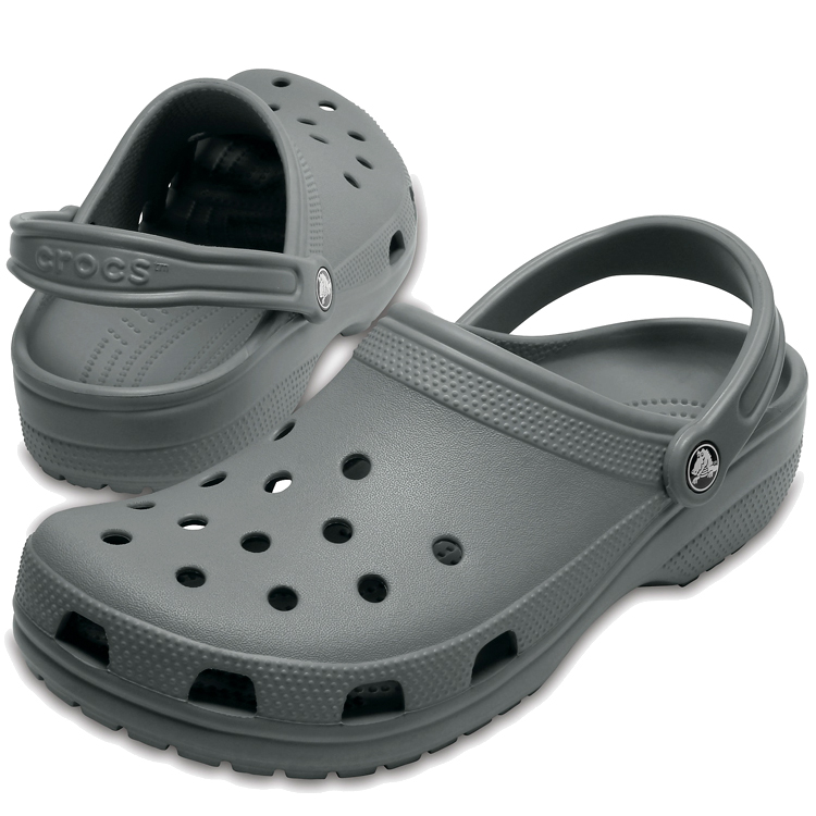 Шлепанцы Crocs Classic / Мужской / 39-40 / Серый photo 3