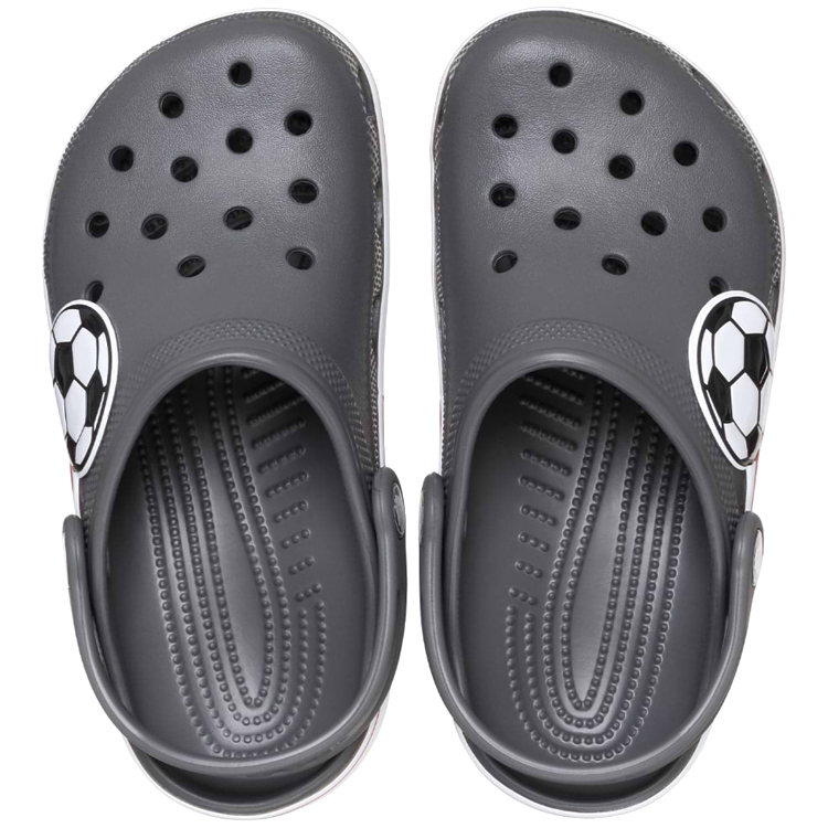 Шлепанцы Crocs Classic Soccer Band Clog K / Мужской / 32-33 / Серый photo 5