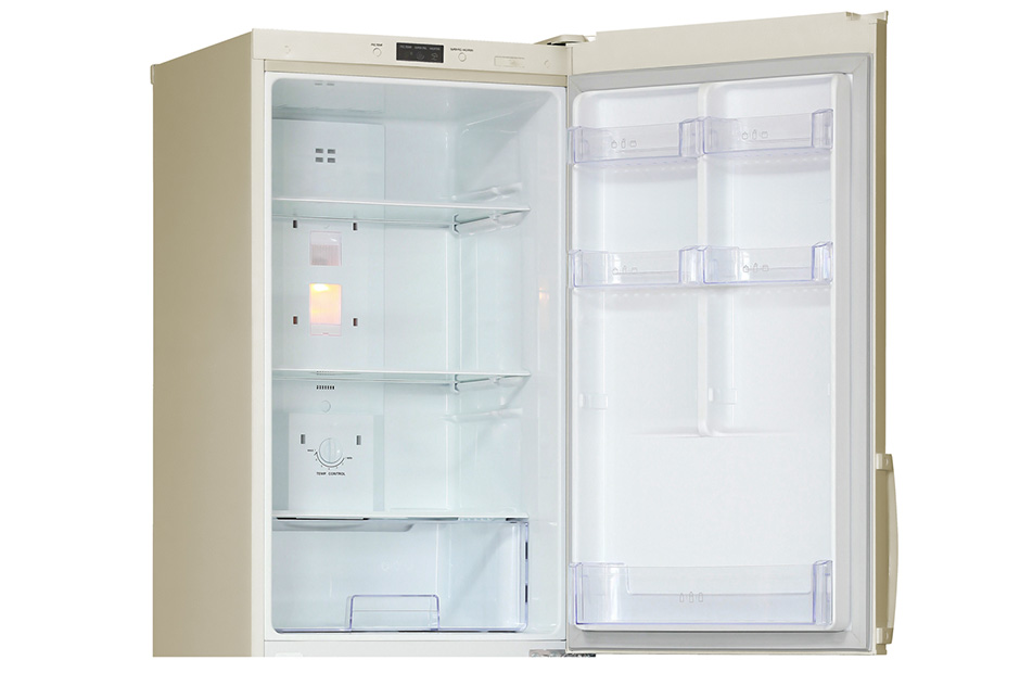 Frigider cu doua usi LG GAB409UEDA / 304 l / 190 cm / A / Bej photo 4