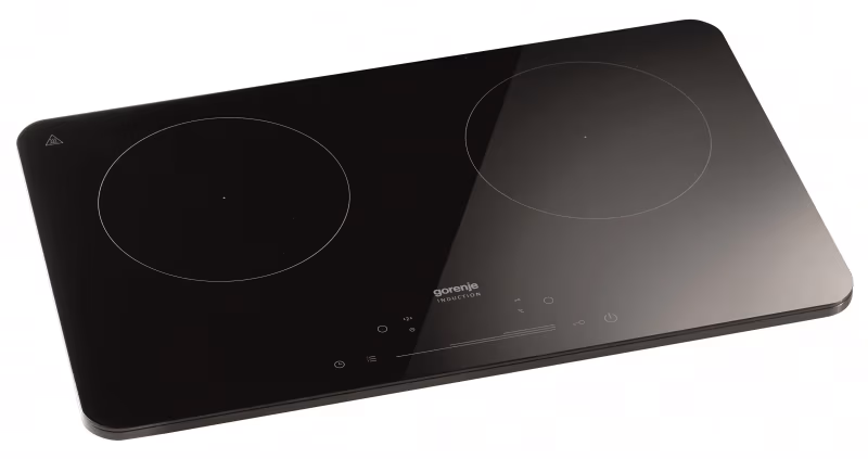 Plita de masa cu inductie Gorenje ICE3500DP, 2 arzatoare, 2600 W, Negru