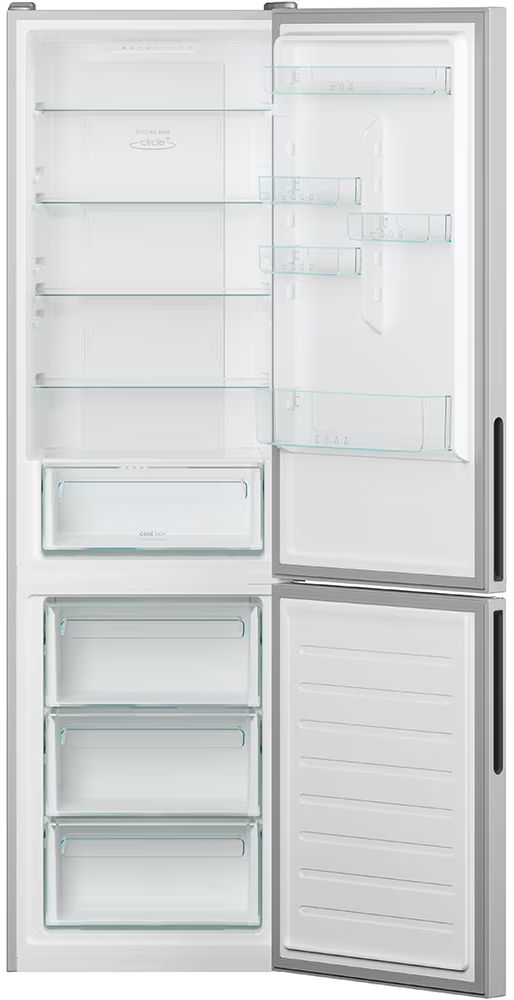 Frigider cu doua usi Candy CCE4T620DS / 377 l / 200 cm / D / Alb photo 5