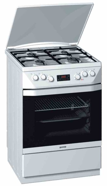 Plita de gaz Gorenje K65330DW / 4 arzatoare / 60 cm / Alb photo 1 Plita de gaz Gorenje K65330DW / 4 arzatoare / 60 cm / Alb photo 1