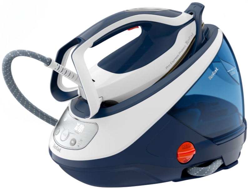 Утюг с парогенератором Tefal GV9221E0, 2600 Вт, 180 г/мин и более г/мин, 1800 мл, Cиний photo Утюг с парогенератором Tefal GV9221E0, 2600 Вт, 180 г/мин и более г/мин, 1800 мл, Cиний photo