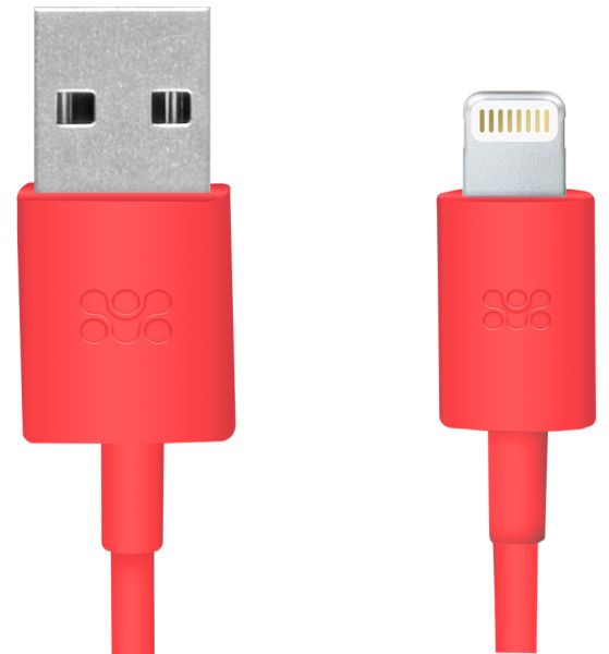 Кабель USB-A - Lightning Promate LINKMATE-LT 1.25 /1.25м /Красный photo 1 Кабель USB-A - Lightning Promate LINKMATE-LT 1.25 /1.25м /Красный photo 1