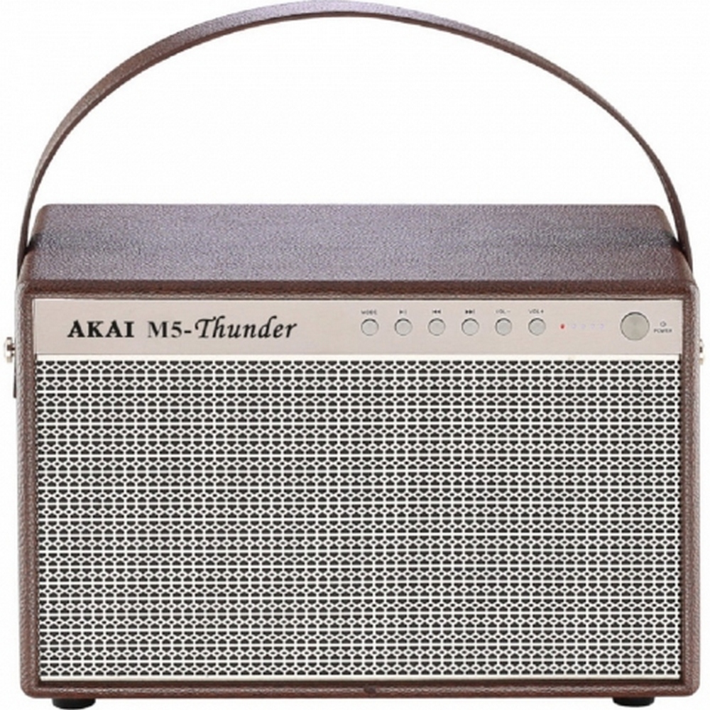 Портативная колонка Akai M5 TUNDER Серый photo 1 Портативная колонка Akai M5 TUNDER Серый photo 1