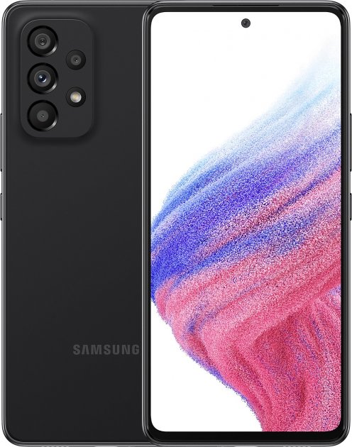 Смартфон Samsung Galaxy A53 / 6.5'' / 6 ГБ / 128 ГБ / Черный photo 1 Смартфон Samsung Galaxy A53 / 6.5'' / 6 ГБ / 128 ГБ / Черный photo 1